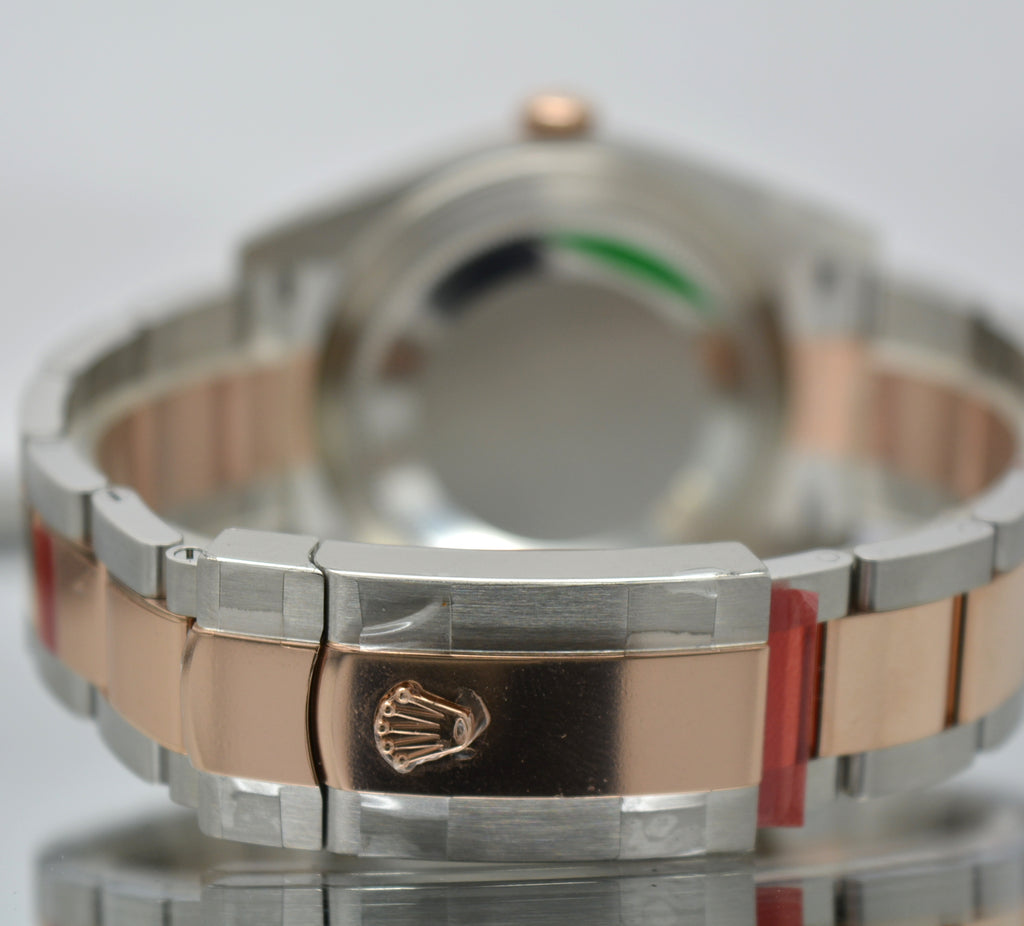 Unworn Rolex 126301 Datejust II 41mm Rose Gold pink Factory Diamonds 2017
