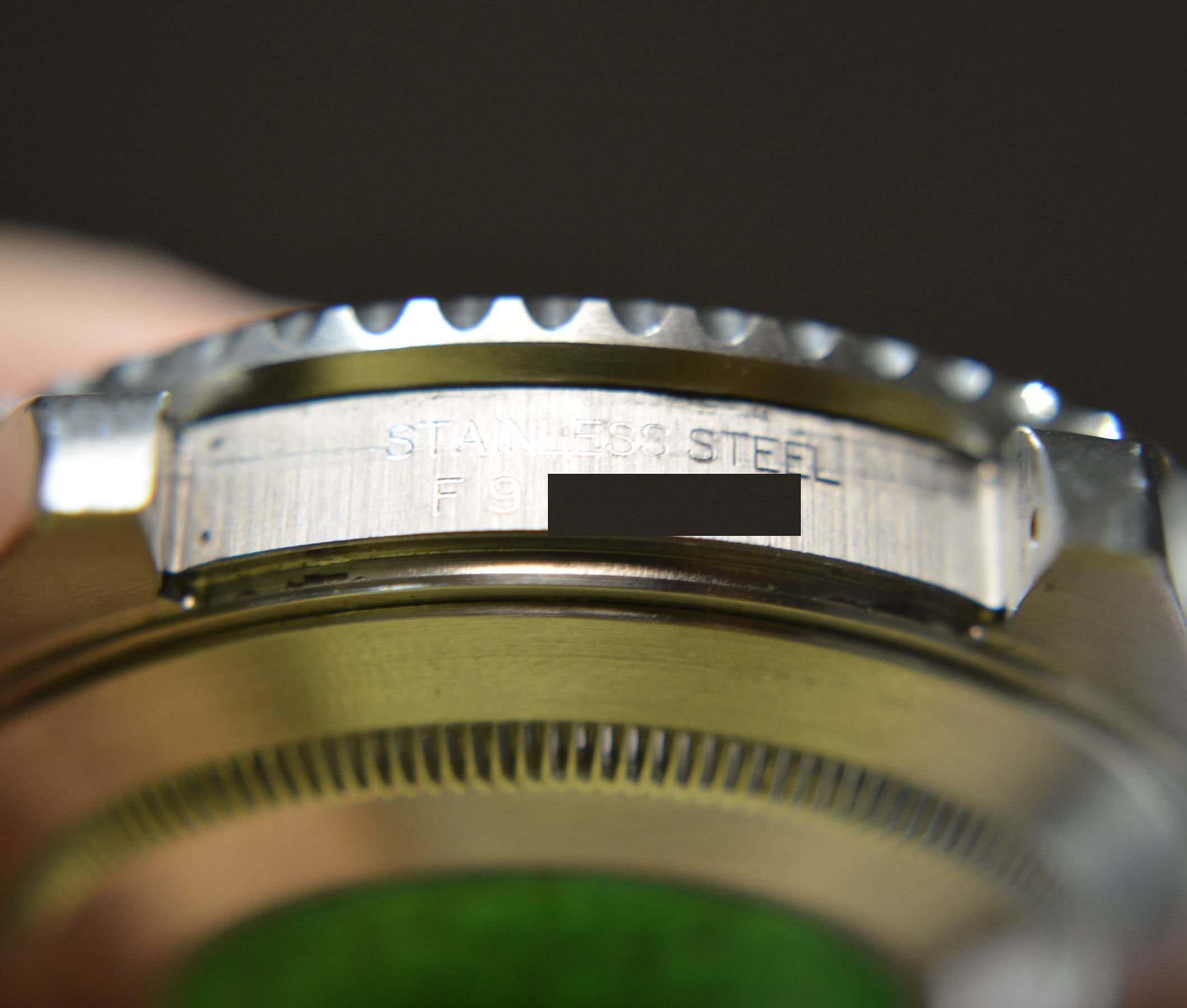 Rolex Submariner F 2003 Anniversary Fat Four– unpolished MK1