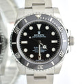 Unworn Rolex 114060 Submariner Ceramic No Date 2017 box and card