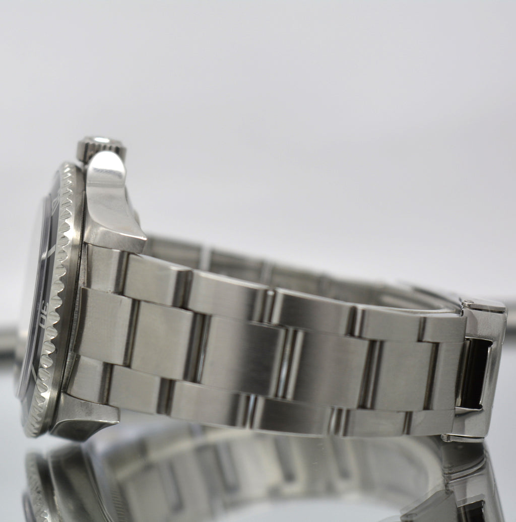Rolex 16600 SS Sea Dweller No Holes F Serial Excellent Condition W Box