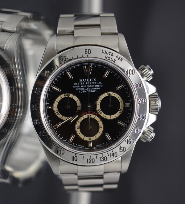 Rolex Dayton Zenith 16520 Patrizzi Dail T Serial Mint Condition