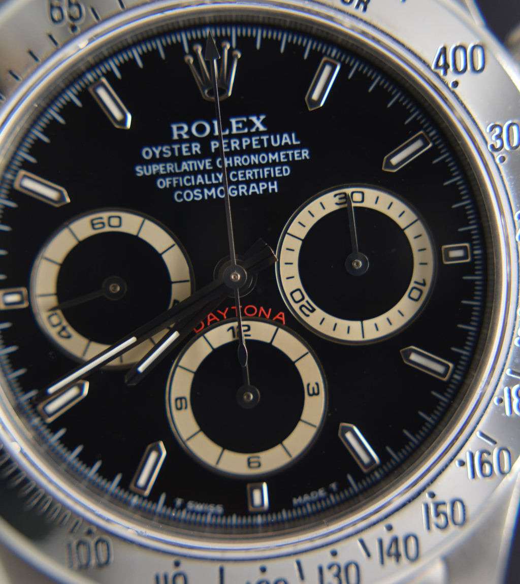 Rolex Dayton Zenith 16520 Patrizzi Dail T Serial Mint Condition