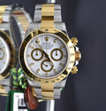 Rolex DAYTON 116523 Steel & 18K Yellow Gold White Dial 2Tone