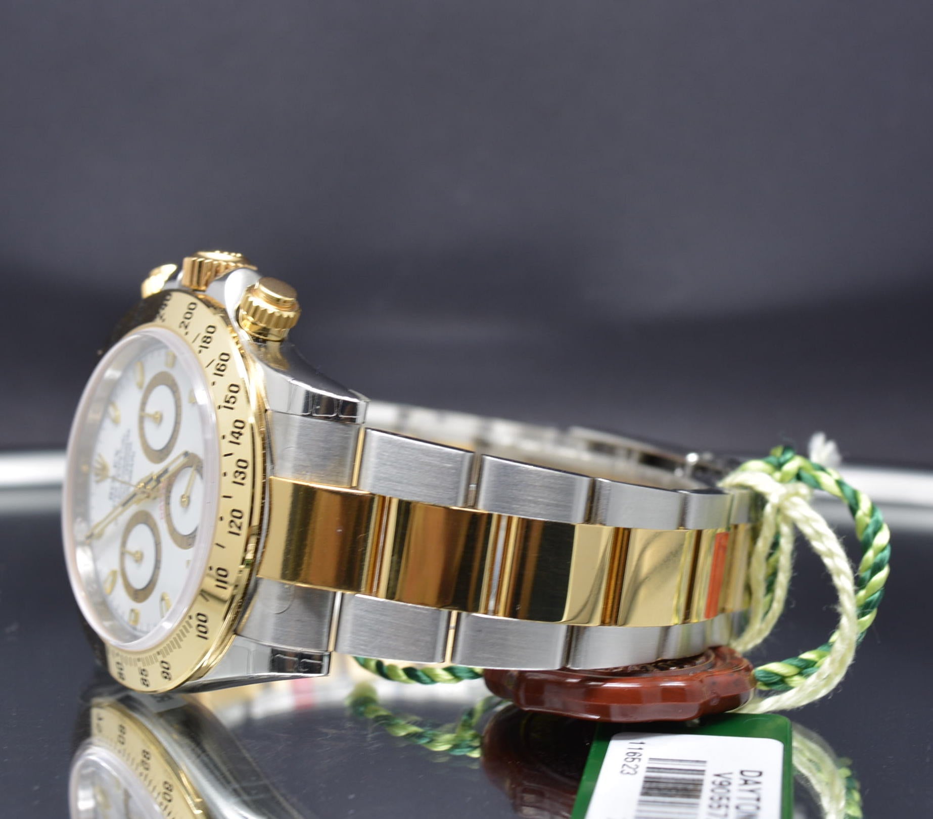 Rolex DAYTON 116523 Steel & 18K Yellow Gold White Dial 2Tone