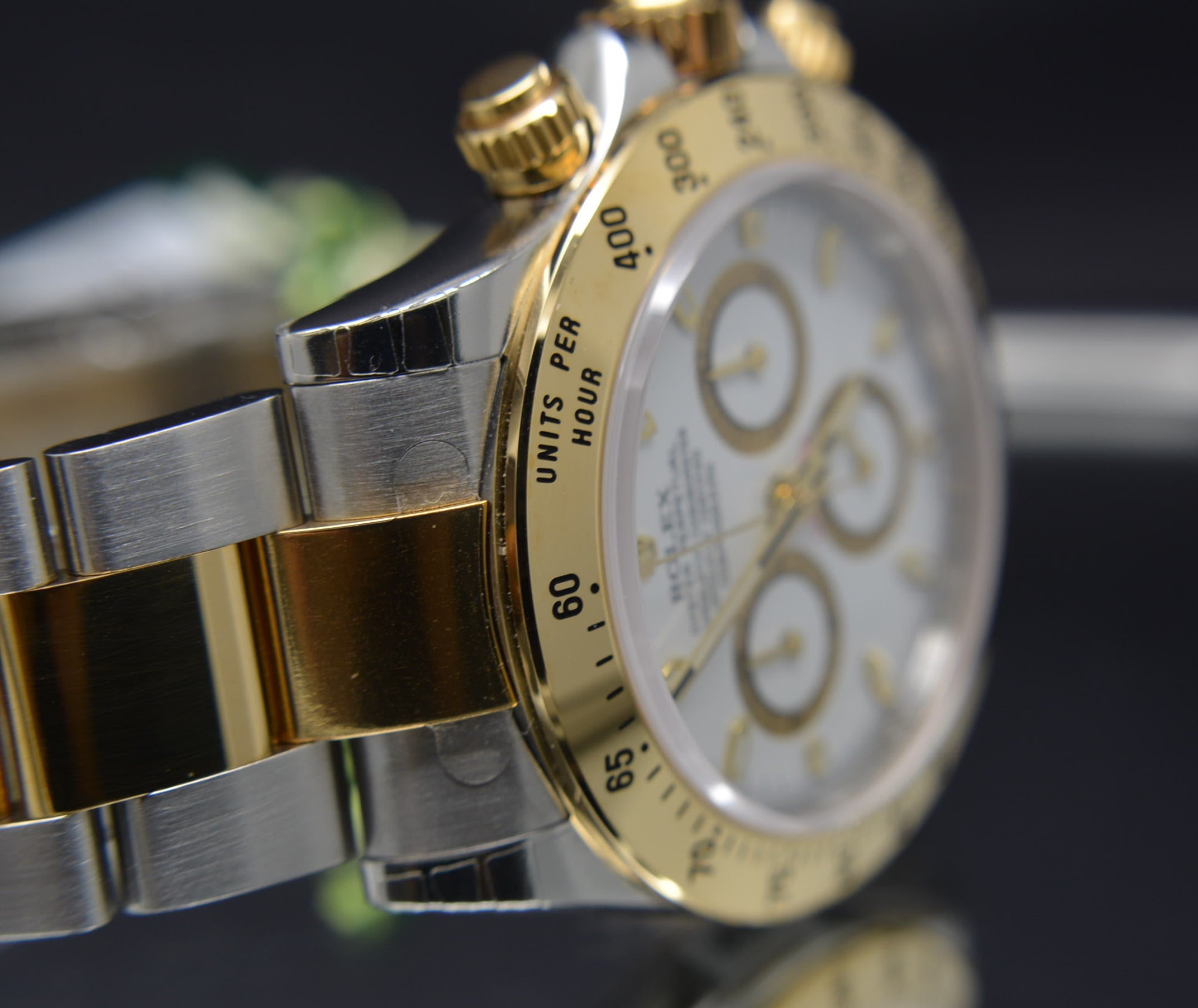 Rolex DAYTON 116523 Steel & 18K Yellow Gold White Dial 2Tone