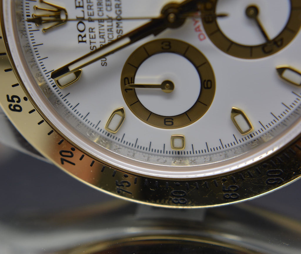 Rolex DAYTON 116523 Steel & 18K Yellow Gold White Dial 2Tone