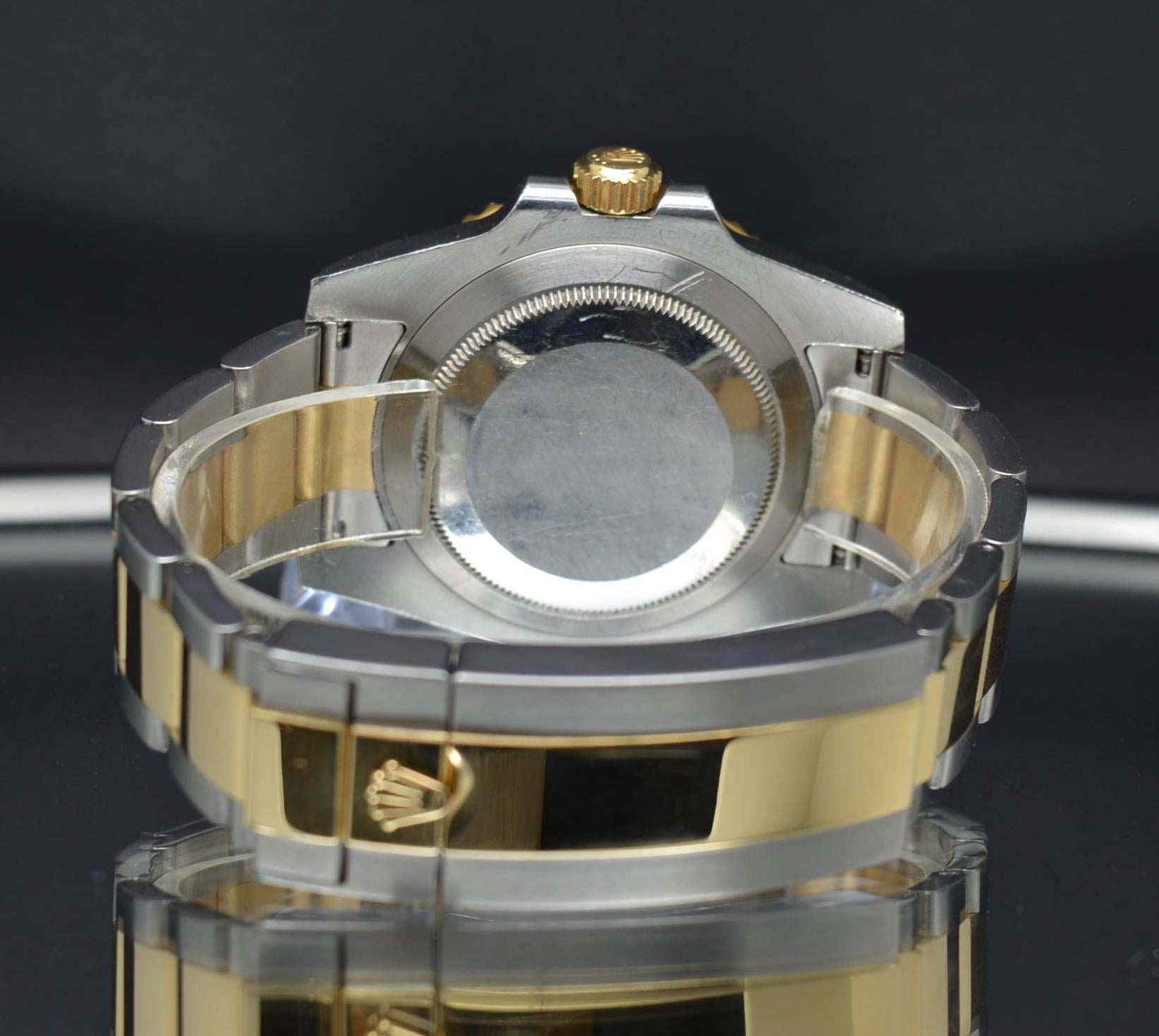 Rolex GMT Master II 116713 18k Y Gold & Steel 2 Tone Box & papers