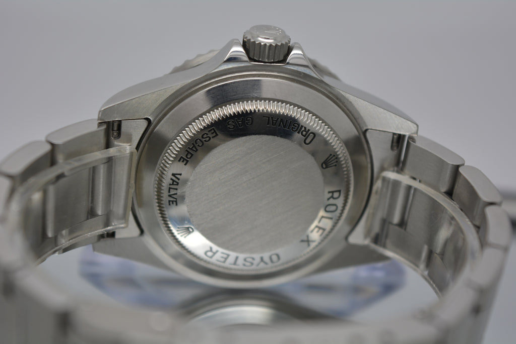 Rolex 16600 SS Sea Dweller No Holes F Serial Excellent Condition W Box