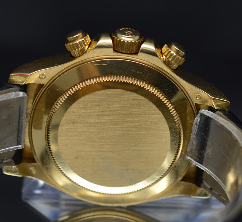 Rolex Daytona 116518 Yellow Gold Factory Dark MOP Diamonds