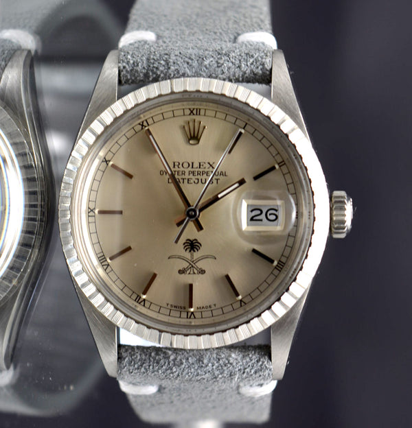 Rolex Vintage Date-Just 16030 with Saudi Arabia Logo OMAN