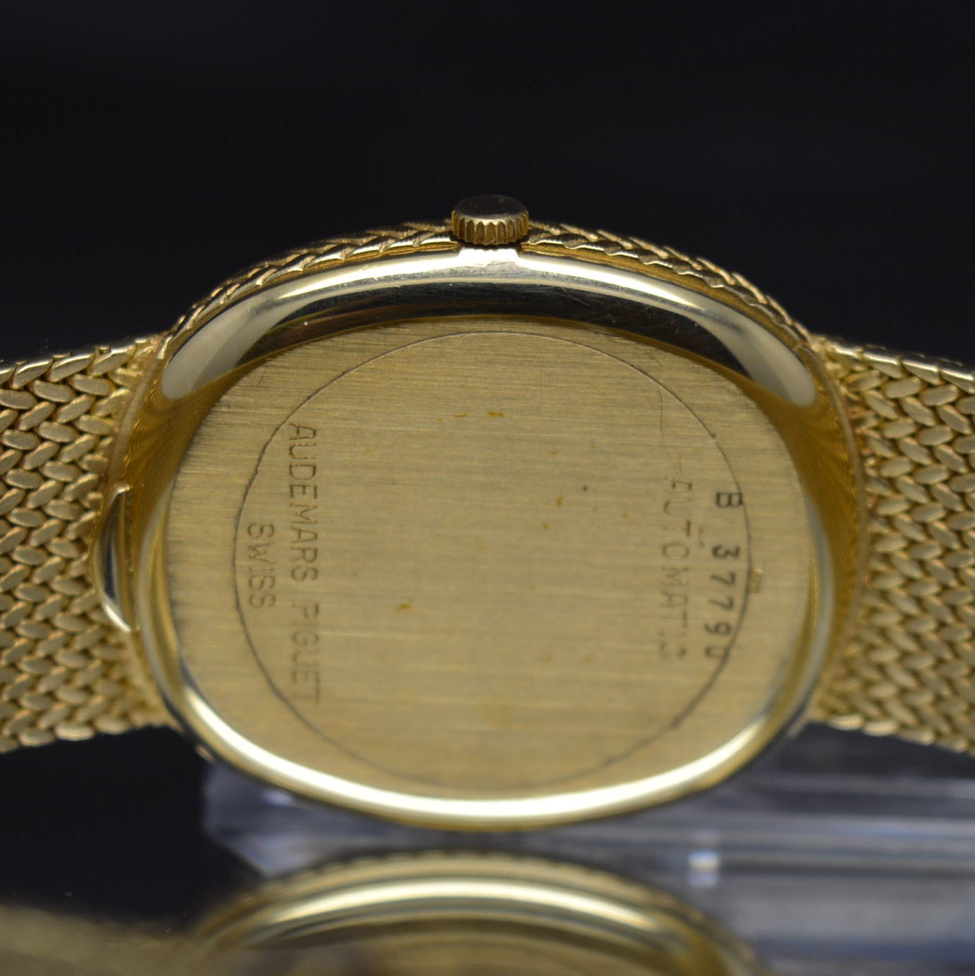 Audemars Piguet Vintage 18k Yellow Gold factory Diamonds Automatic