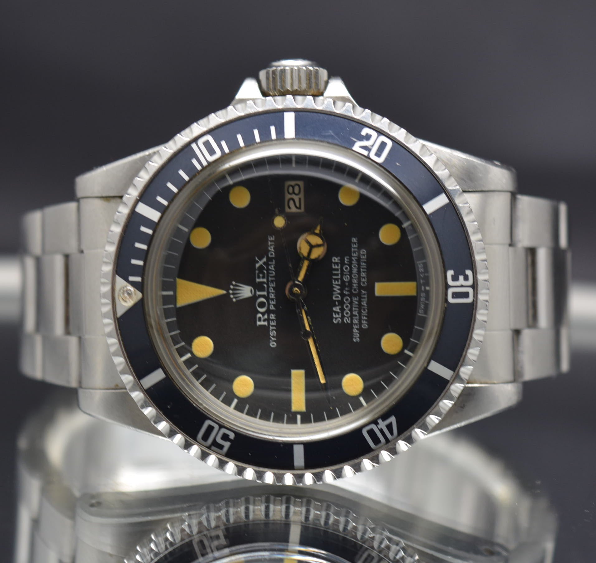 Rolex Sea dweller 1665 Never Polished untouched Dial