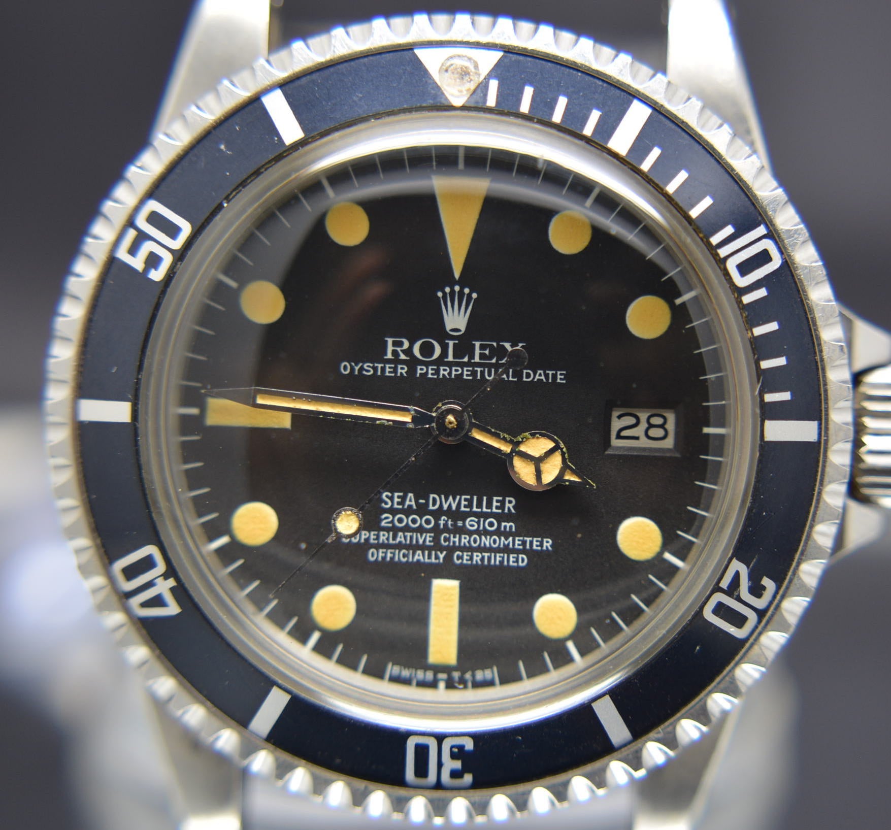 Rolex Sea dweller 1665 Never Polished untouched Dial