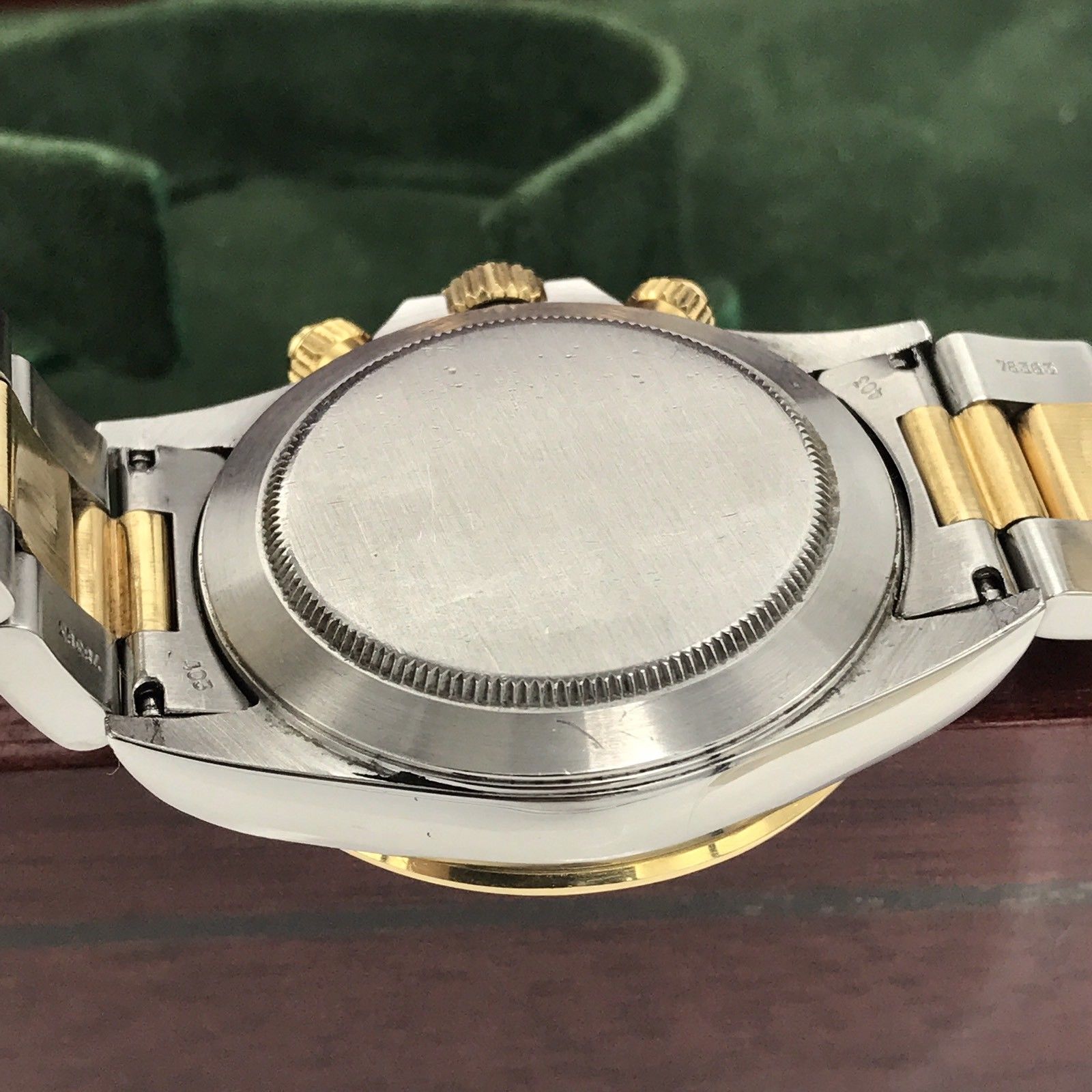 Vintage Rolex Daytona 16523 Zenith 1988 Inverted 6 L Serial 18k / Steel W Box