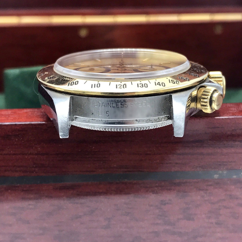 Vintage Rolex Daytona 16523 Zenith 1988 Inverted 6 L Serial 18k / Steel W Box