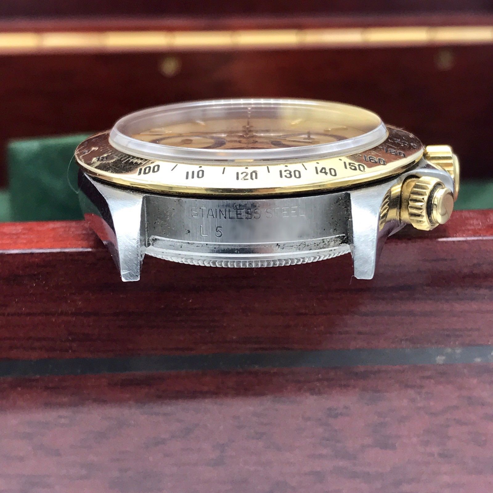 Vintage Rolex Daytona 16523 Zenith 1988 Inverted 6 L Serial 18k / Steel W Box