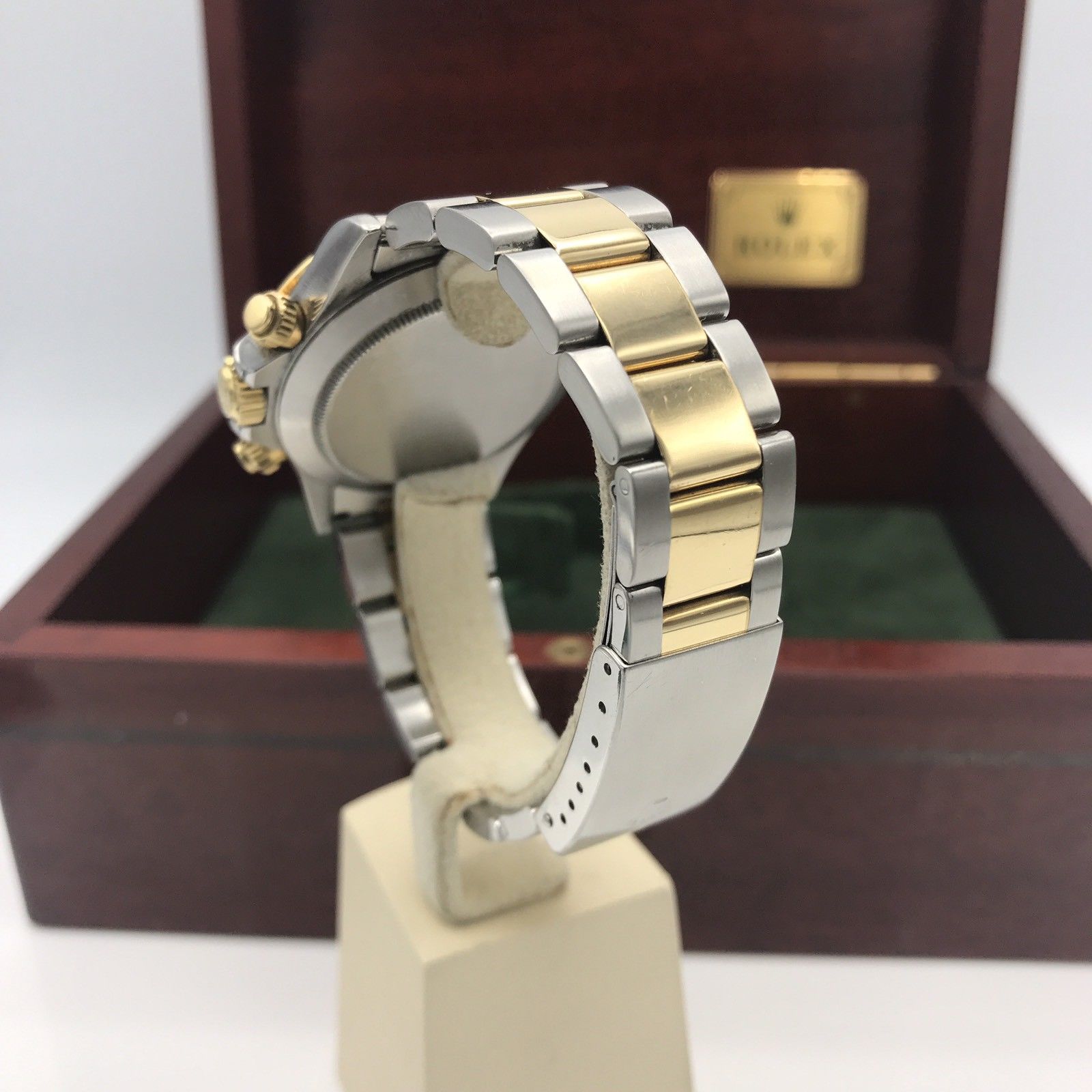 Vintage Rolex Daytona 16523 Zenith 1988 Inverted 6 L Serial 18k / Steel W Box