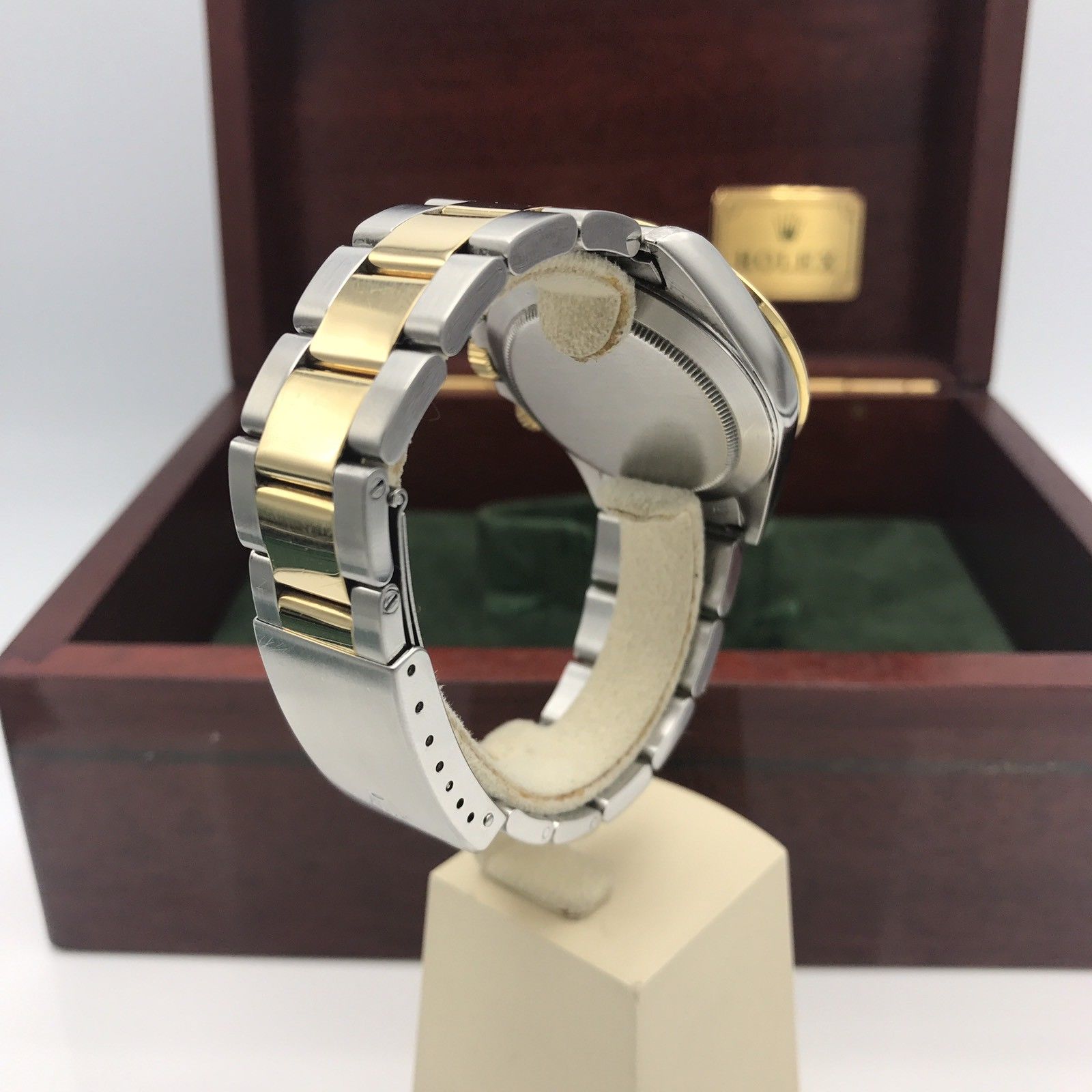 Vintage Rolex Daytona 16523 Zenith 1988 Inverted 6 L Serial 18k / Steel W Box