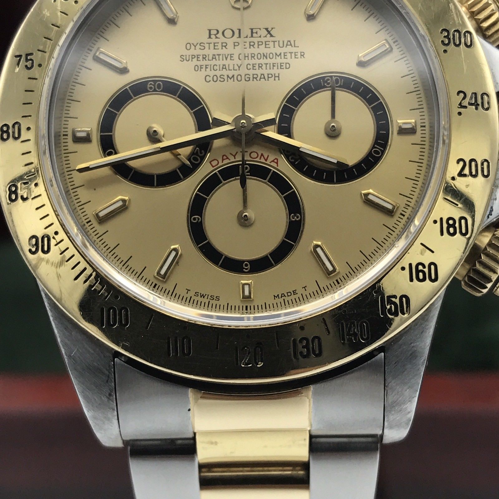 Vintage Rolex Daytona 16523 Zenith 1988 Inverted 6 L Serial 18k / Steel W Box