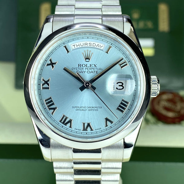2007 Rolex DayDate 36mm 118206 FullSet Box and Papers