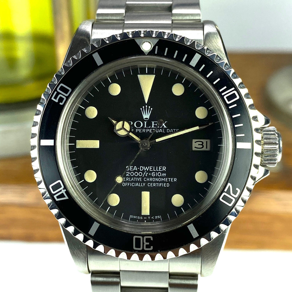 1983 Vintage Rolex Sea-Dweller 1665 Last Generation Creamy Patina