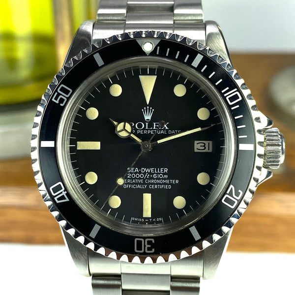 1983 Vintage Rolex Sea-Dweller 1665 Last Generation Creamy Patina