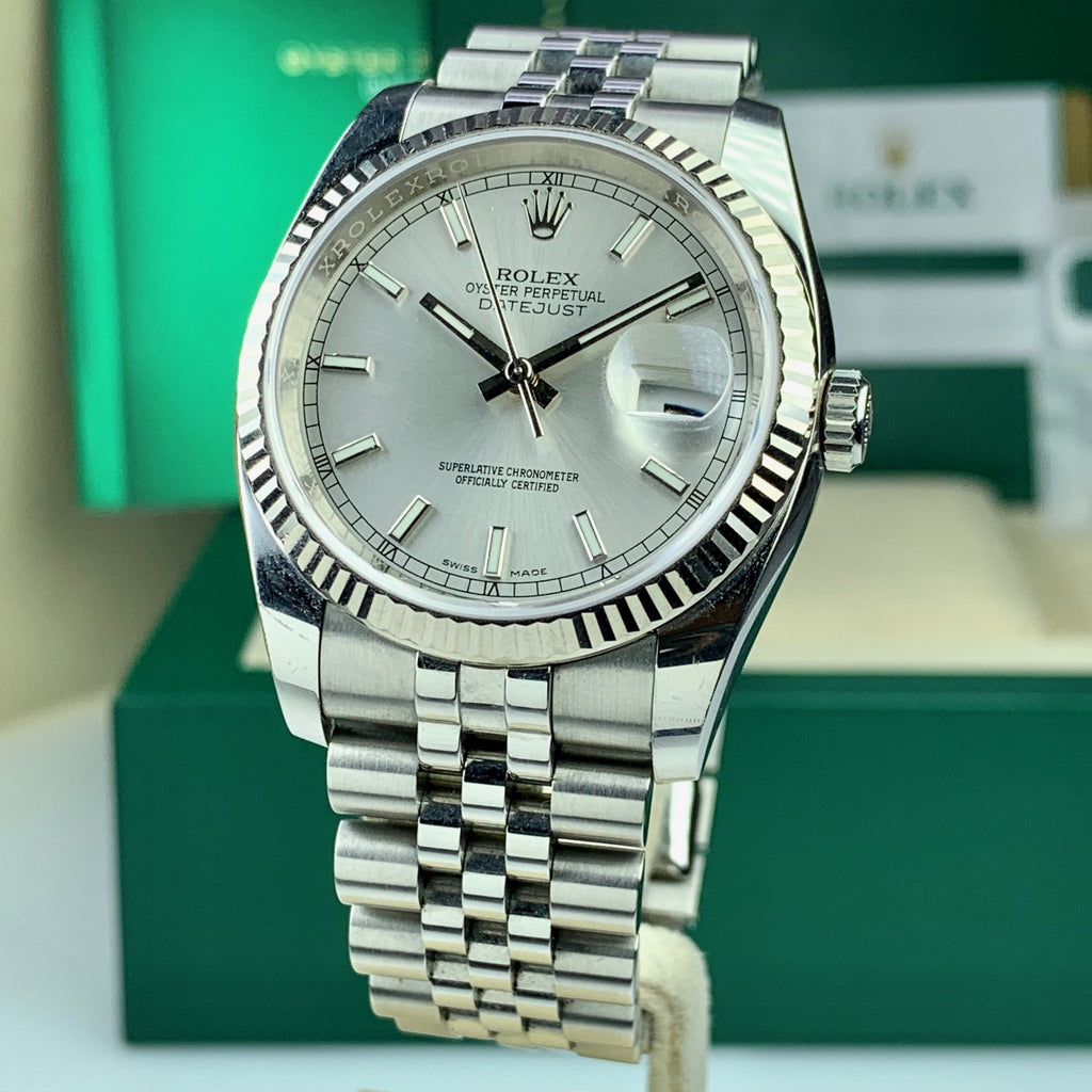 2019 Rolex Datejust 116234 36mm Stainless Jubilee with Box and Papers
