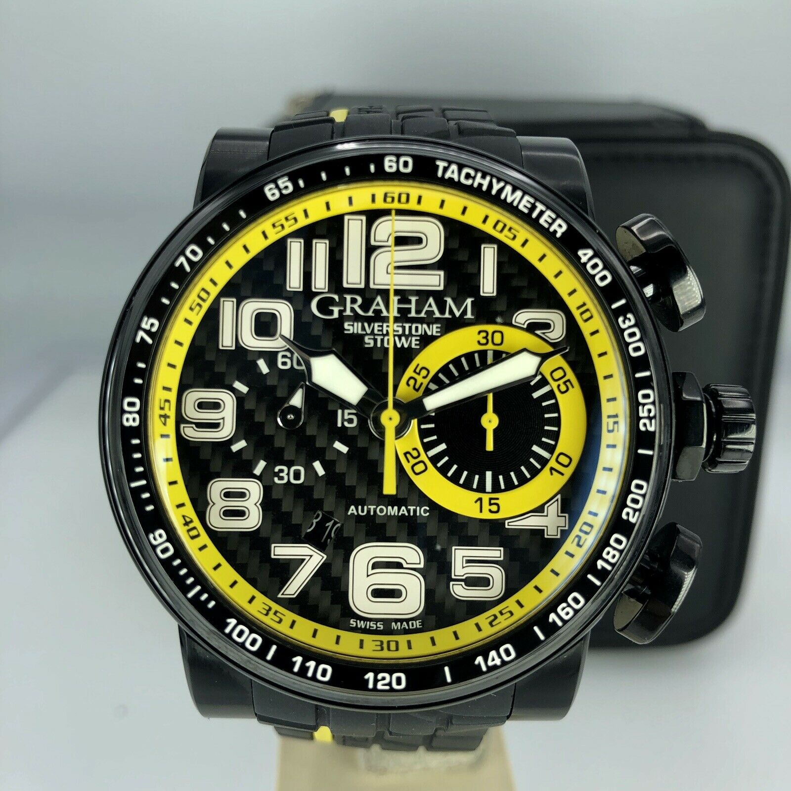 Graham Silverstone StoweRacing 2BLDC.B28A Rubber PVD case Mint Condition