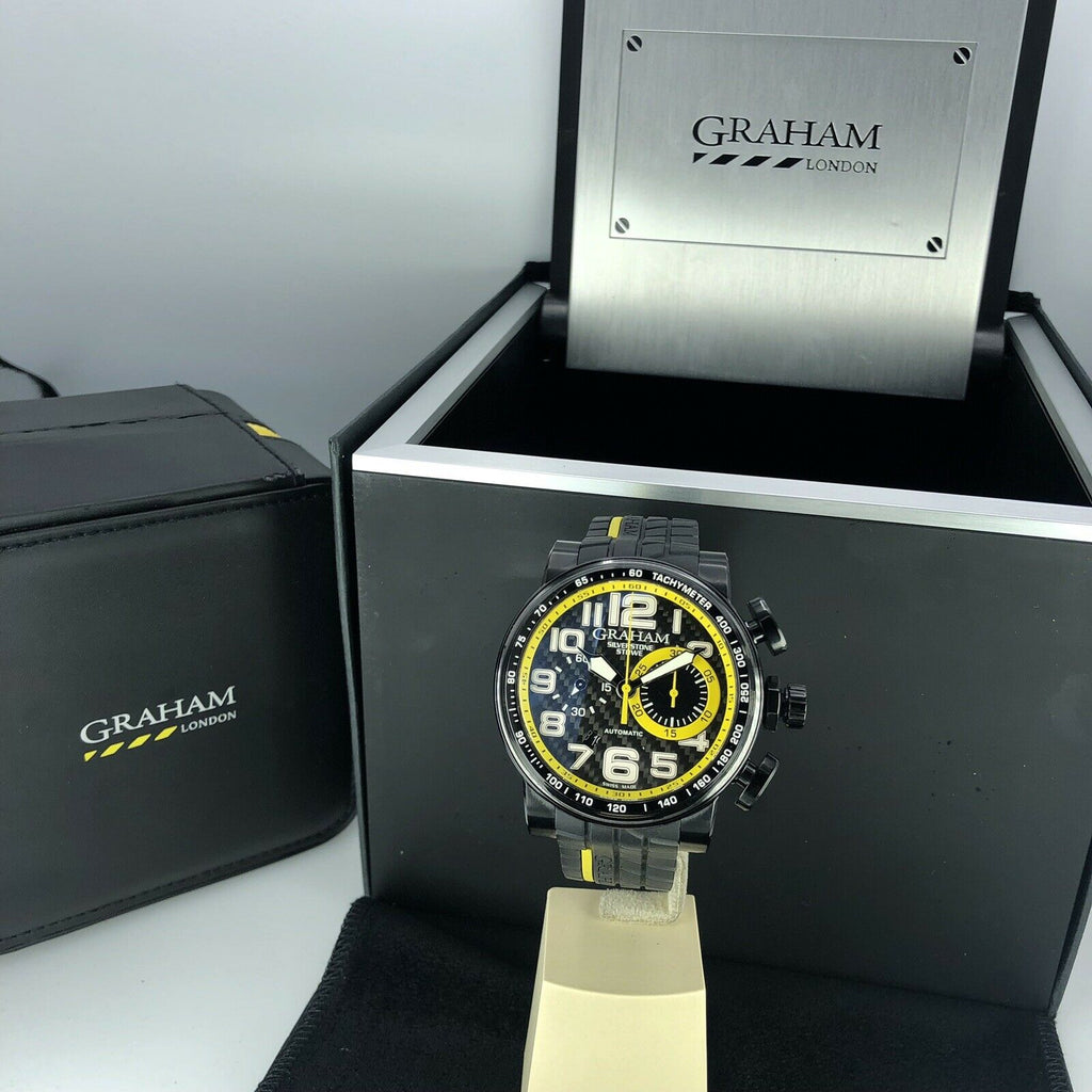 Graham Silverstone StoweRacing 2BLDC.B28A Rubber PVD case Mint Condition