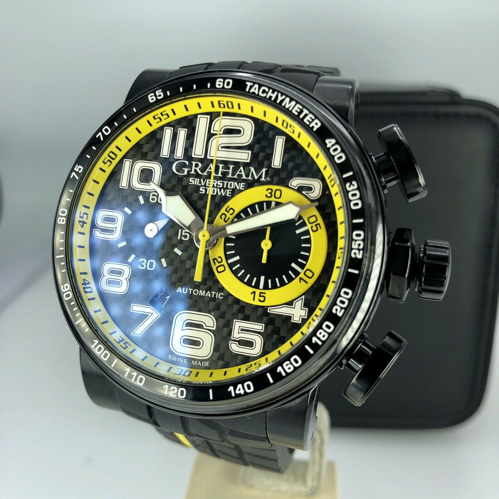 Graham Silverstone StoweRacing 2BLDC.B28A Rubber PVD case Mint Condition