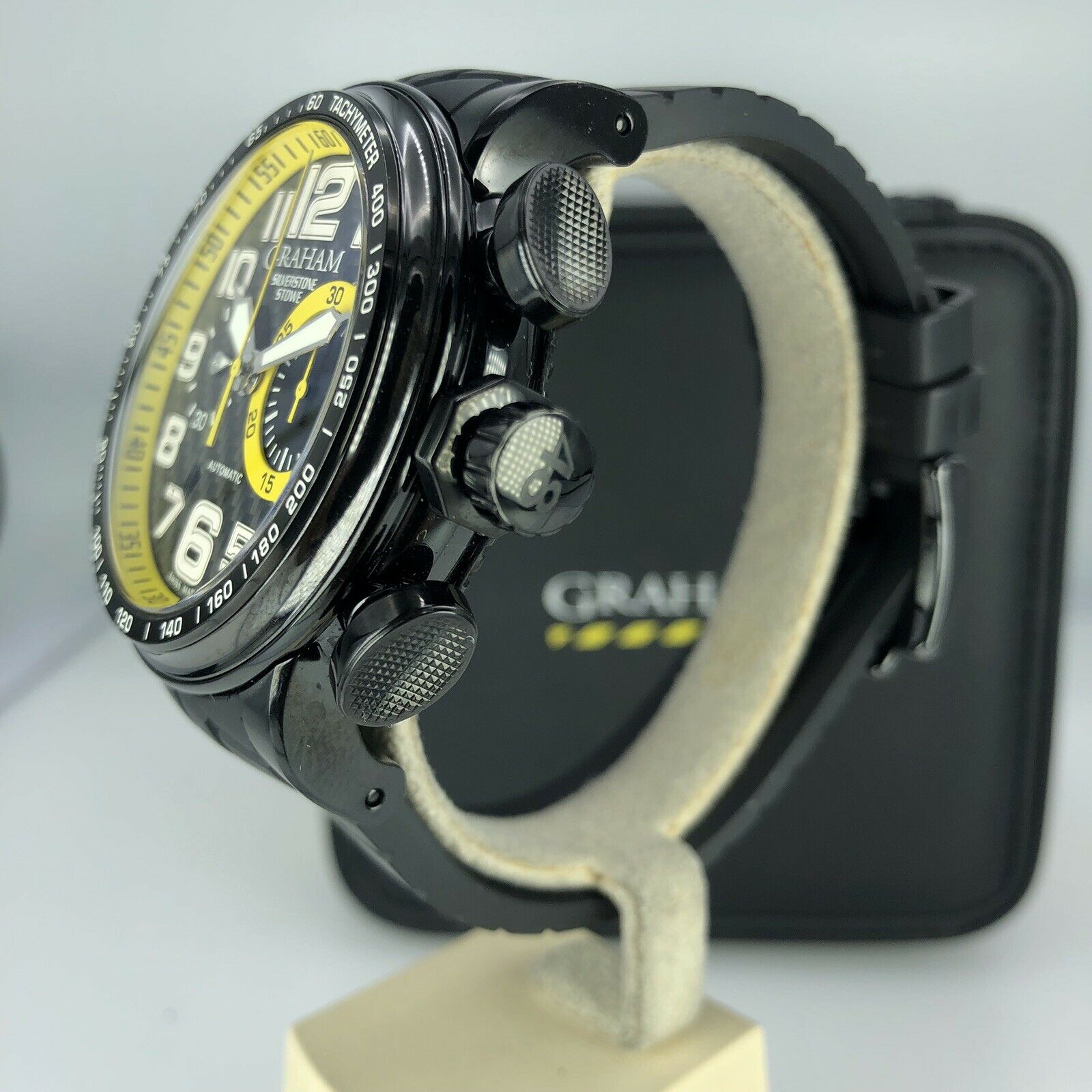 Graham Silverstone StoweRacing 2BLDC.B28A Rubber PVD case Mint Condition