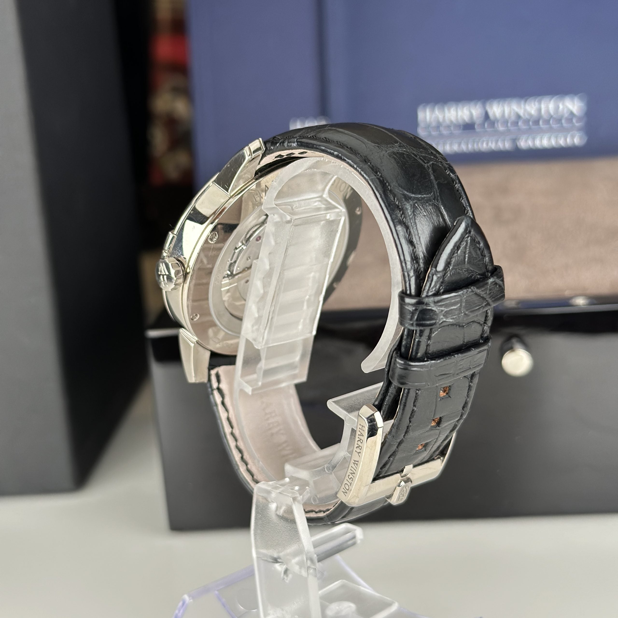 Harry Winston Midnight COLLECTION Moon Phase White gold with Box MIDAMP42WW002