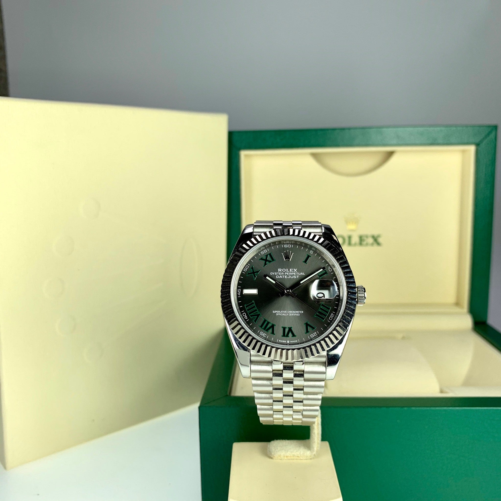 Rolex Datejust 41 Wimbledon Men’s Watch 126334