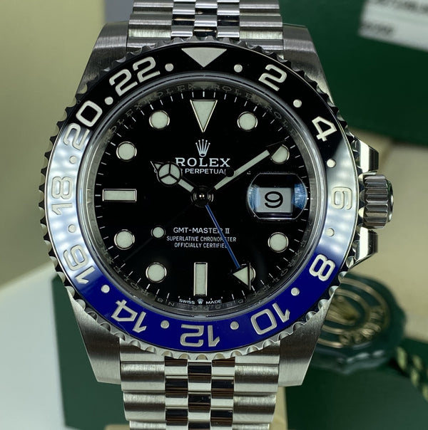 2020 Rolex GMT-Master 126710BLRO Batman Unworn Complete