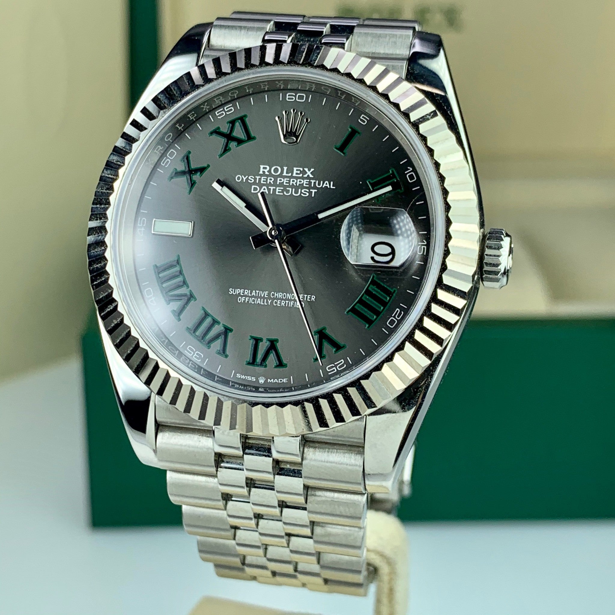 Rolex Datejust 41 Wimbledon Men’s Watch 126334