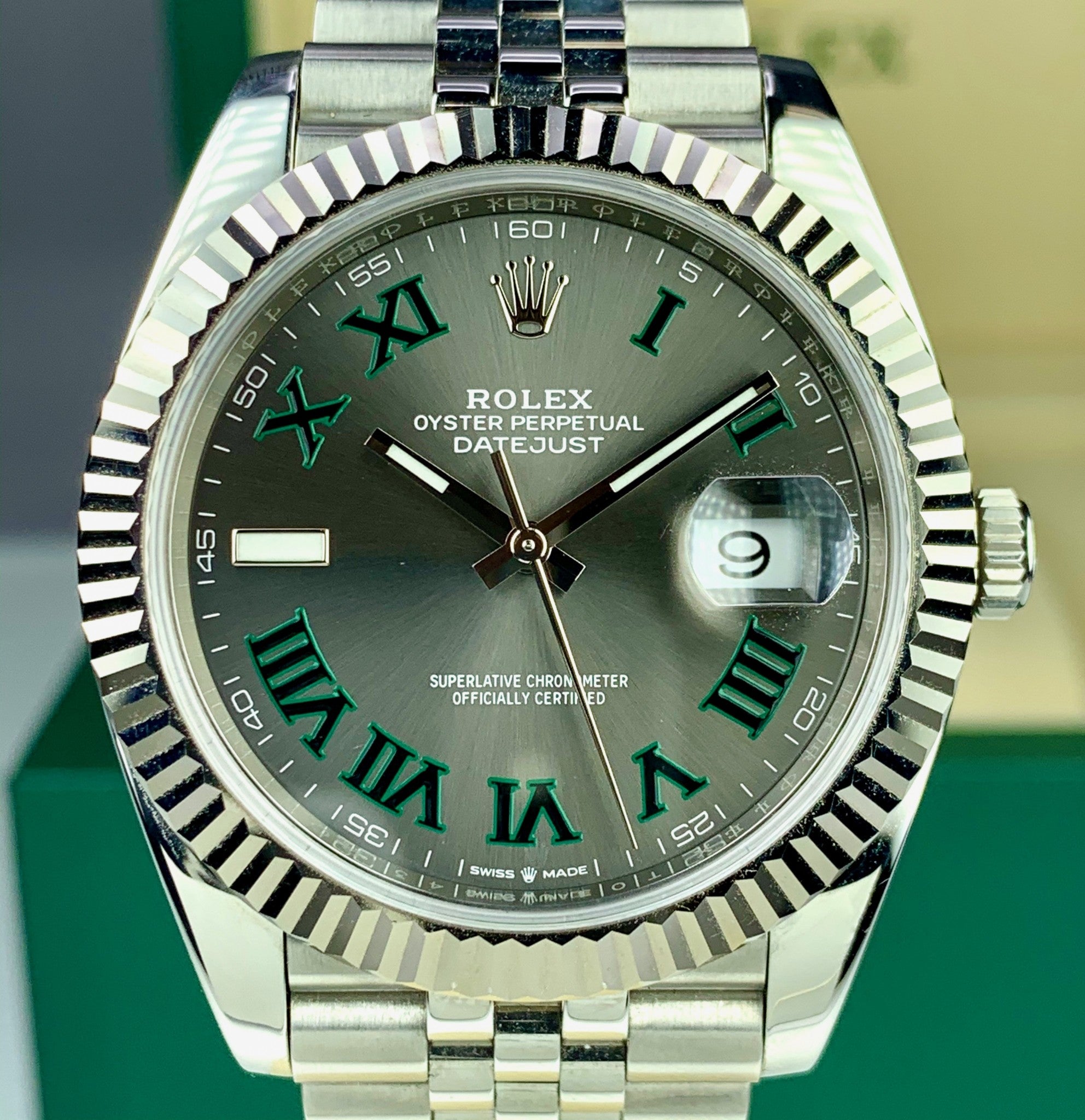 Rolex Datejust 41 Wimbledon Men’s Watch 126334