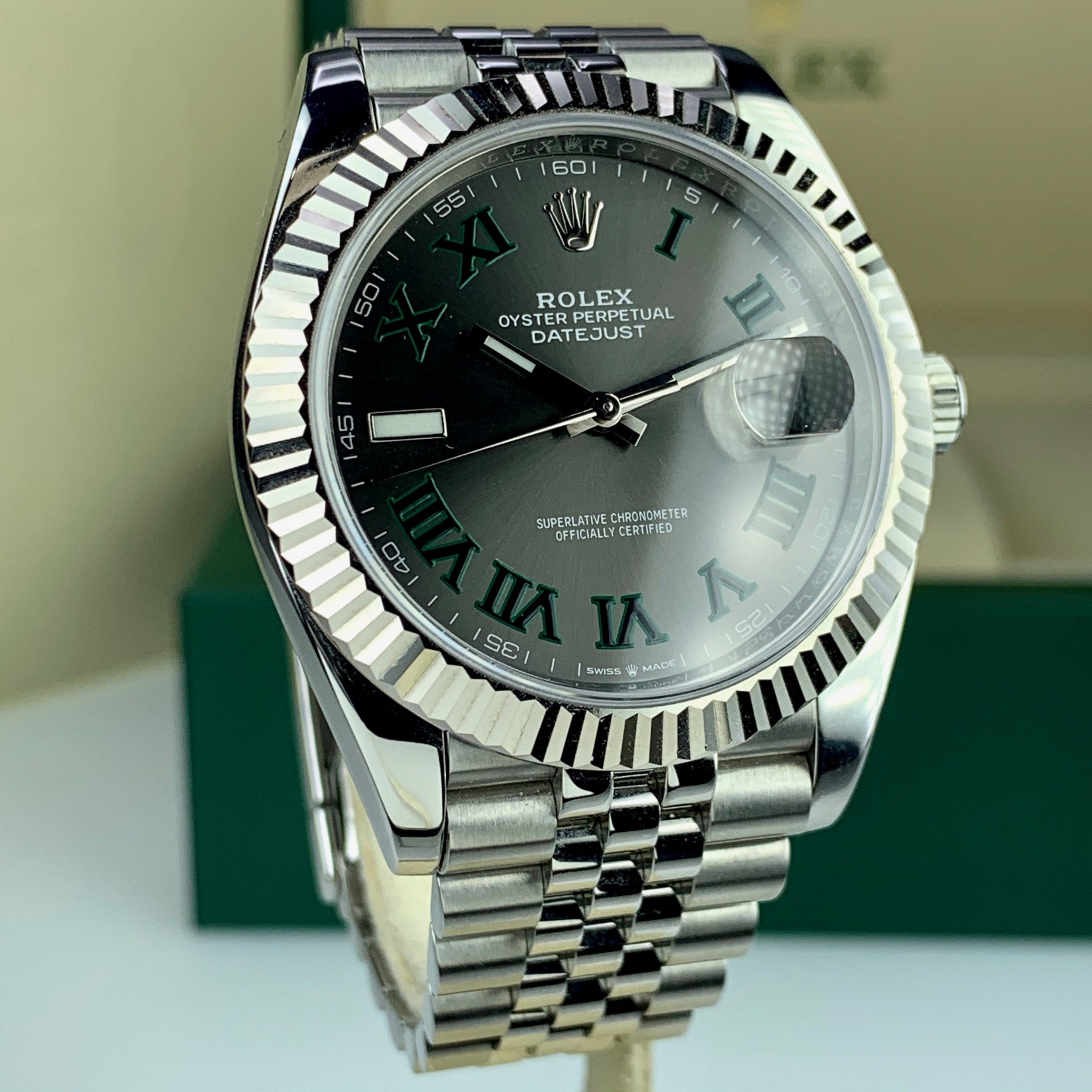 Rolex Datejust 41 Wimbledon Men’s Watch 126334