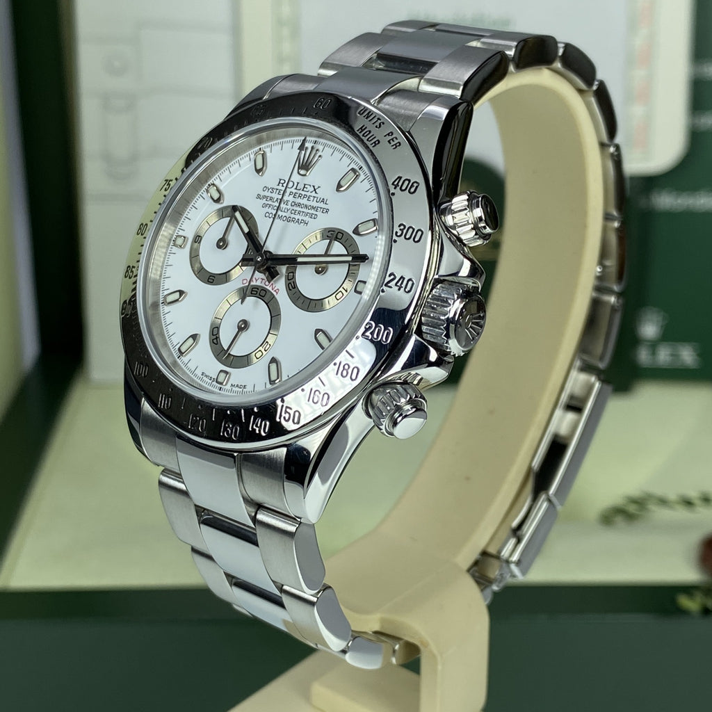 2006 Rolex Daytona 116520 White Dial Full Set Box & papers
