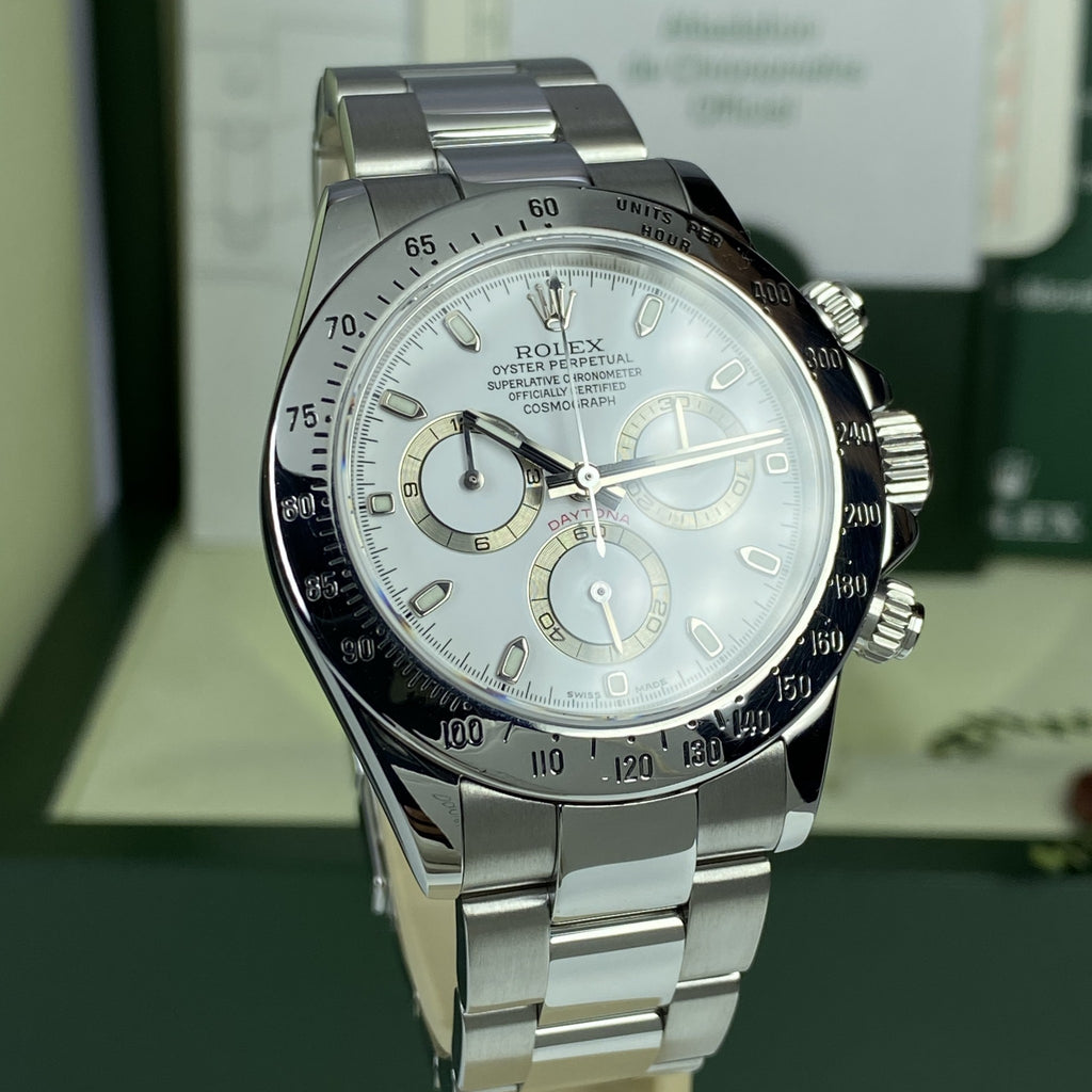 2006 Rolex Daytona 116520 White Dial Full Set Box & papers