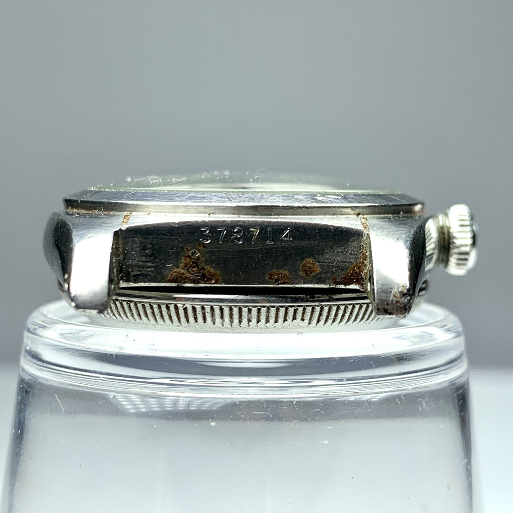 1940’s Vintage Rolex Oyster Perpetual 2940 Bubbleback Rhodium Dial