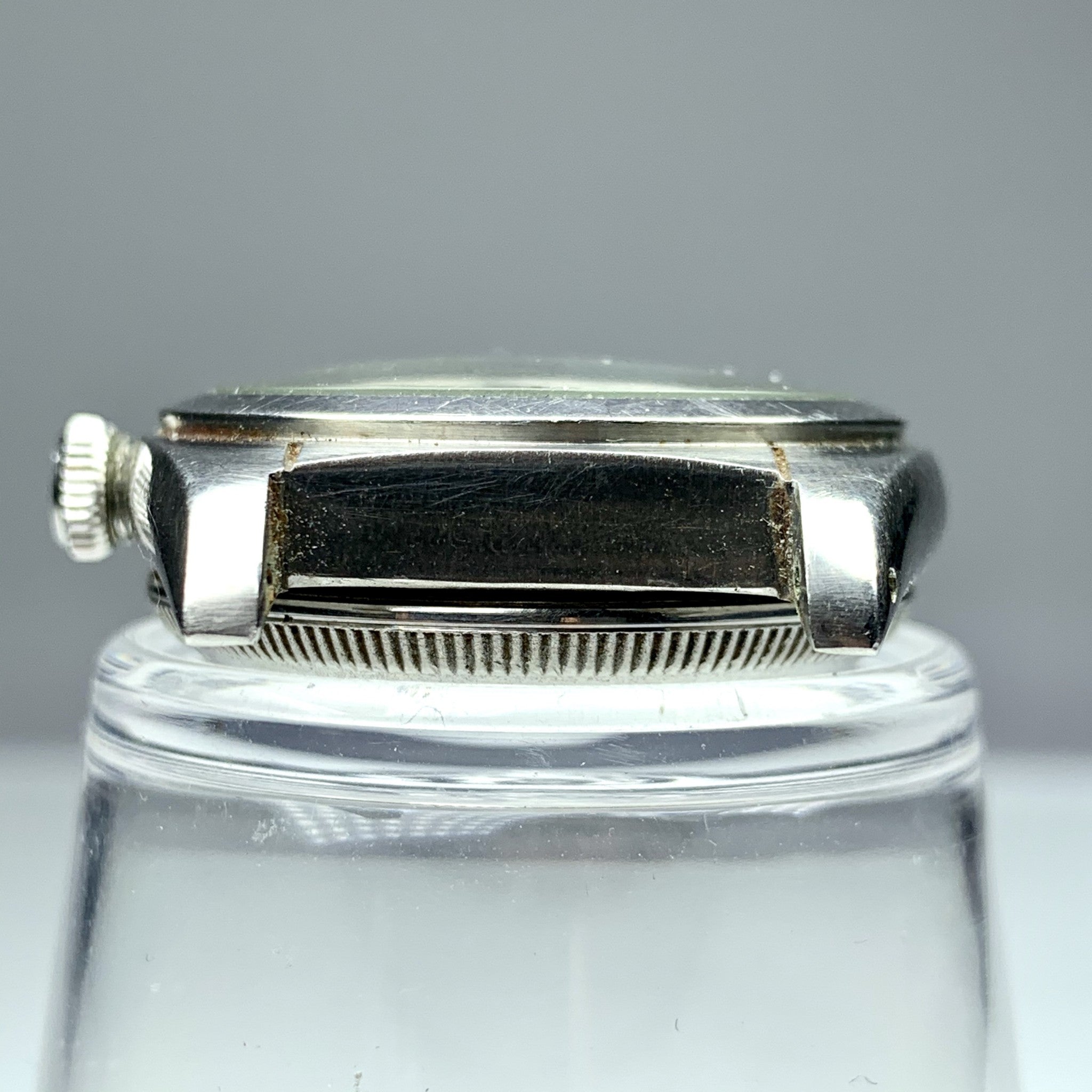 1940’s Vintage Rolex Oyster Perpetual 2940 Bubbleback Rhodium Dial