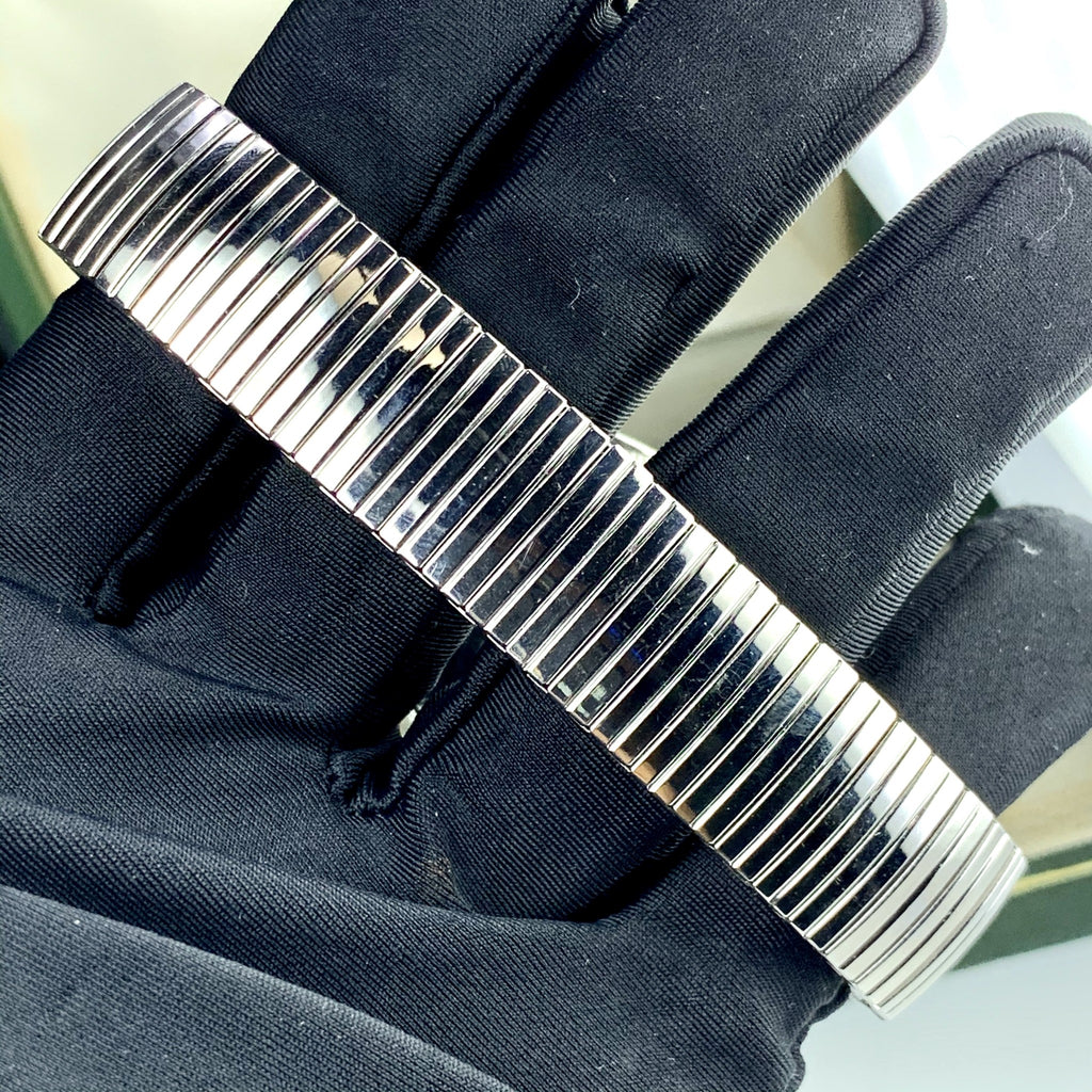 1940’s Vintage Rolex Oyster Perpetual 2940 Bubbleback Rhodium Dial