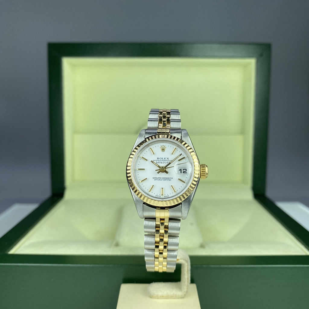 1997 Rolex Datejust 69173 Factory Dial 26mm With Box