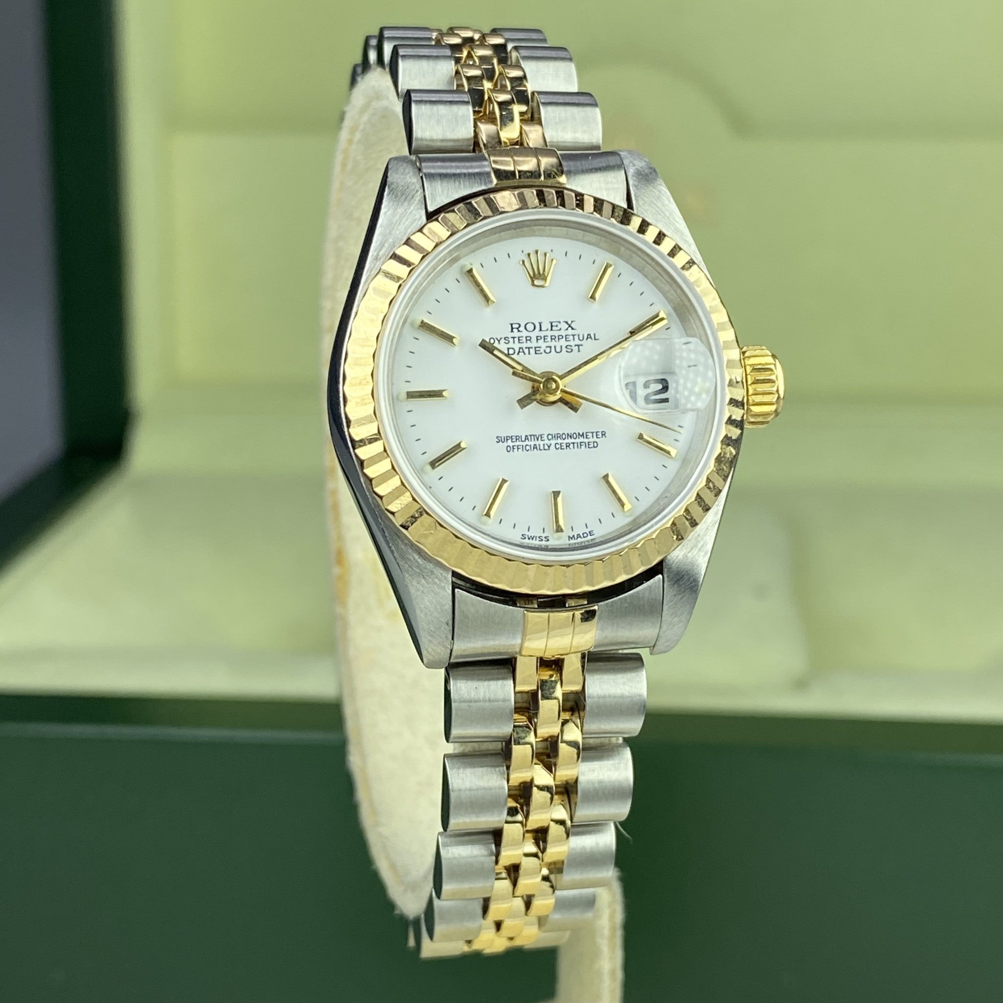 1997 Rolex Datejust 69173 Factory Dial 26mm With Box