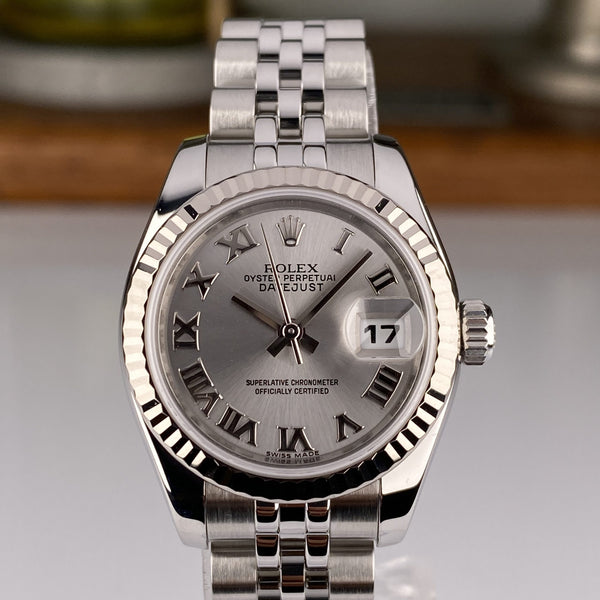 Rolex Lady-Datejust 179174 26mm Jubilee Bracelets Roman Dial