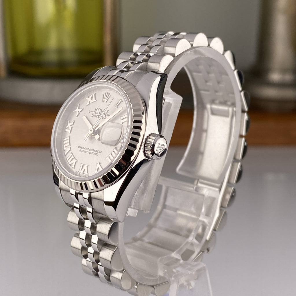 Rolex Lady-Datejust 179174 26mm Jubilee Bracelets Roman Dial