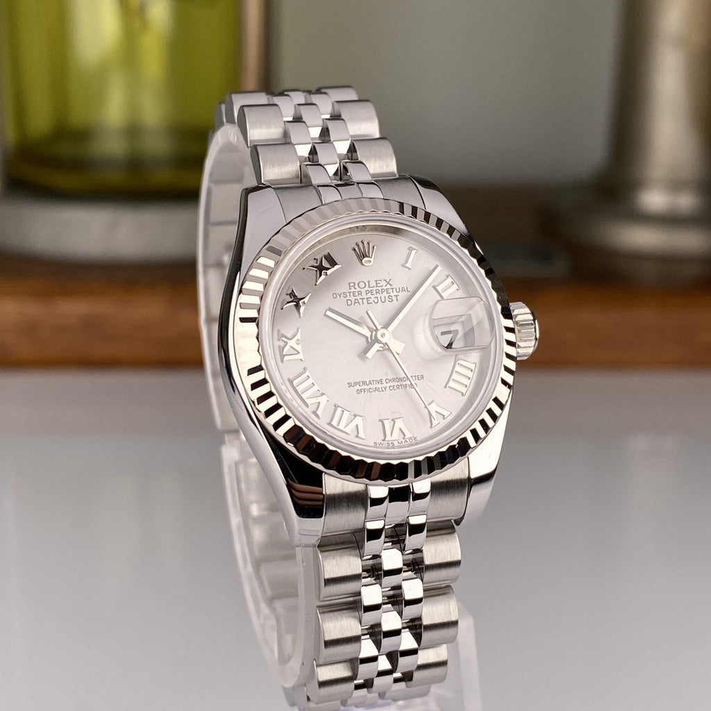 Rolex Lady-Datejust 179174 26mm Jubilee Bracelets Roman Dial