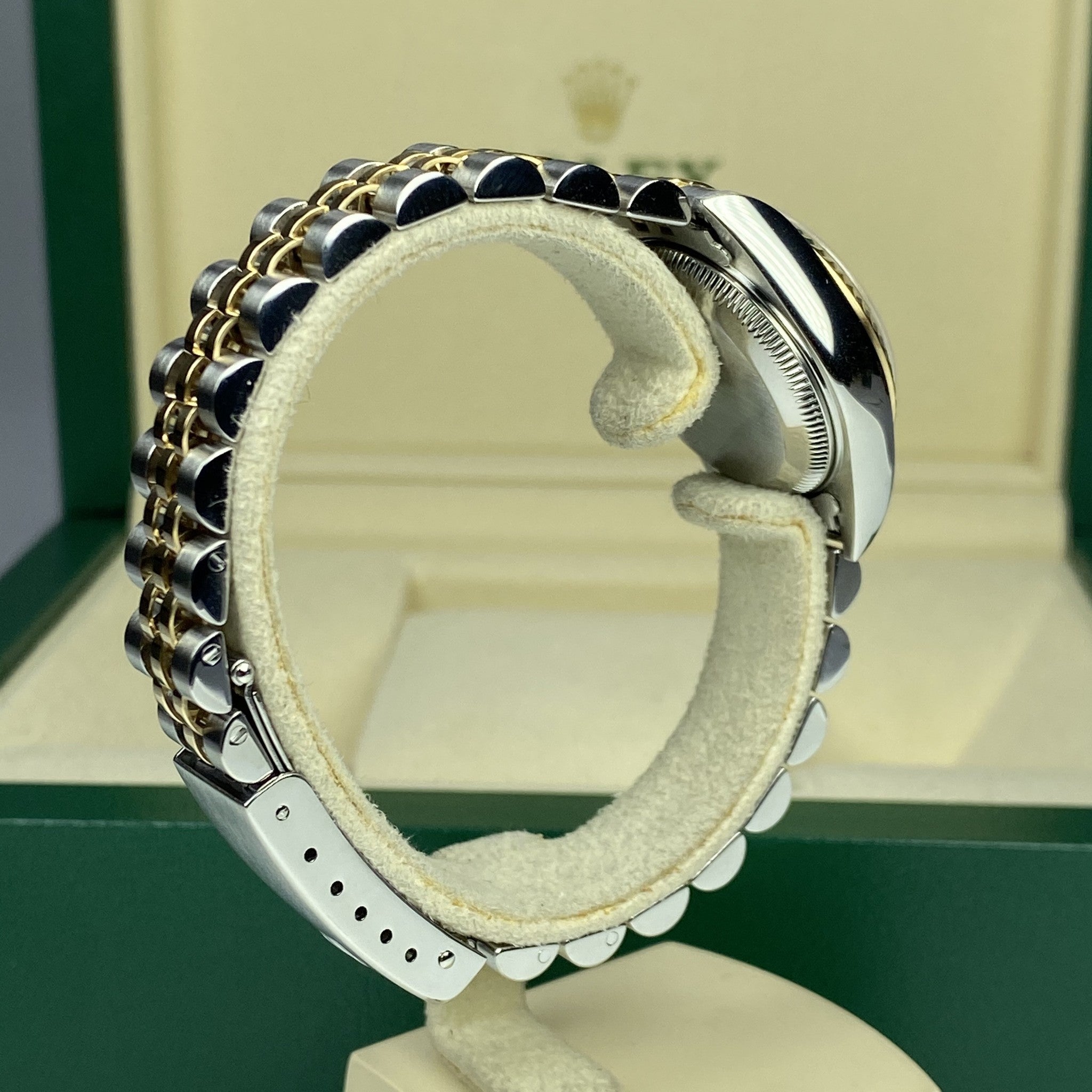 2003 Factory Pink Dial Ladies 26mm Rolex With Box