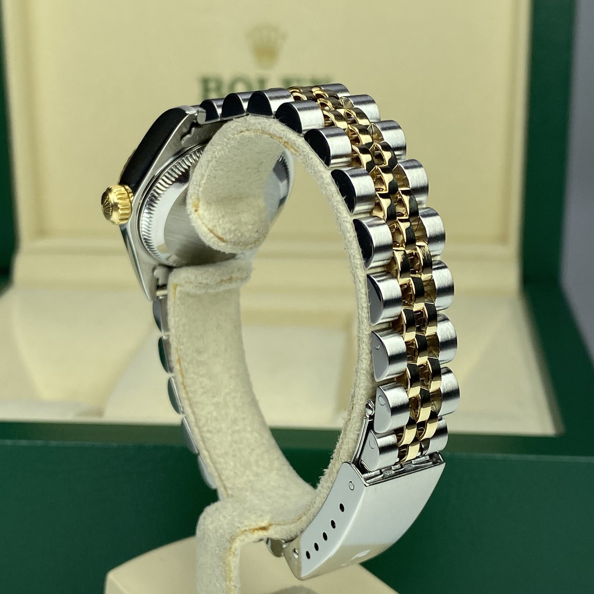 2003 Factory Pink Dial Ladies 26mm Rolex With Box