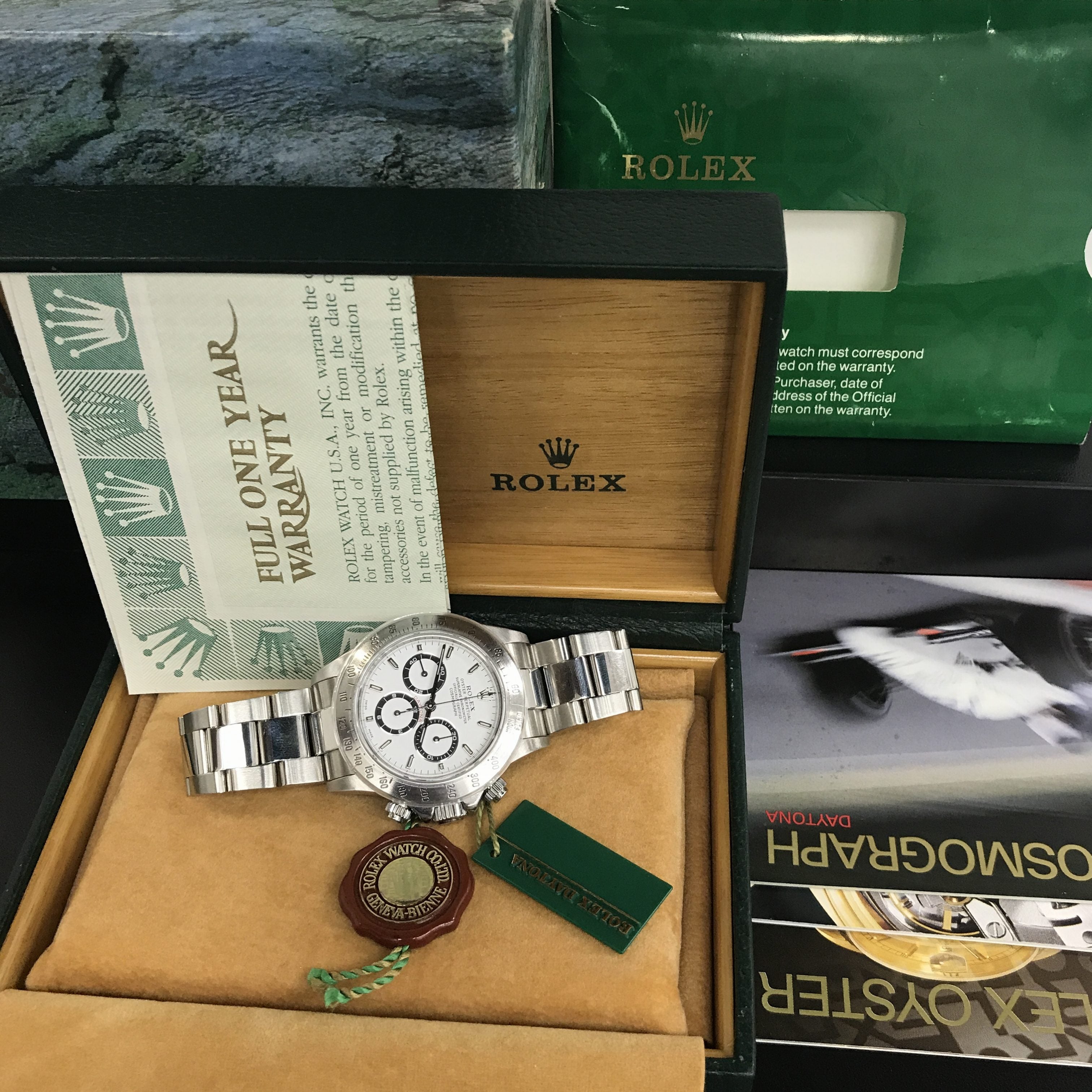 Rolex Daytona 16520 Zenith / 1999/ FULL SET / USA/Like NOS